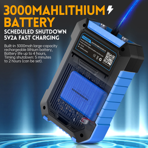 Fnirsi Nuevo Osciloscopio Automotriz Digital de Doble Canal Portátil DPOX180H 180MHz-3DB 2 en 1 Generador de Señales 8 Bits 500MSPS - Product Image 5