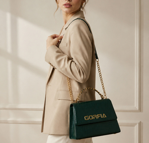 GORFIA Custom Logo <b>handbags</b> for women luxury Pu Leather Crocodile Embossed Crossbody bags Applicable to daily life - Product Image 4