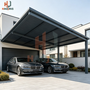 Abri de voiture en aluminium durable, anti-corrosion, imperméable, résistant aux UV, abri extérieur pour véhicules, revêtement en poudre, SUV, pick-up - Product Image 6