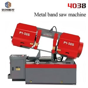 Segatrice a Nastro di Grado Industriale GB4028 Piccola Segatrice Orizzontale per Metalli a Tensione Manuale con Nucleo Inclusivo di Motore e Ingranaggi - Product Image 2