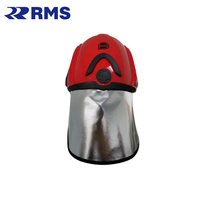 Casque de pompier EC(MED) Cert PAB avec visière et protection du cou, casque de lutte contre les incendies structurels avec bouclier anti-flamme