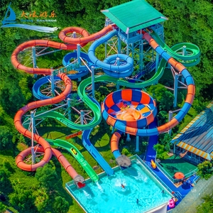 DALANG Brand Customized Fiberglass <strong>Water</strong> <strong>Slide</strong> for Amusement Park Facility - Product Image 1