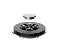 Plate-forme de lévitation magnétique système nu pour appareils de 0 à 2kg bricolage affichage flottant Art déco Design forme ronde Diwali décor à la maison