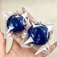 Grand jouet moelleux en forme de myrtille - Jouet sensoriel anti-stress en peluche de qualité supérieure pour enfants, excellent cadeau de vacances pour Halloween et le Nouvel An