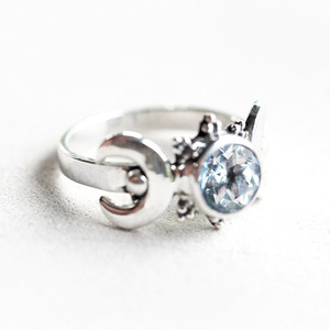 Anello Vintage Argento per Donna, Stile Dolce e Cool, Accessorio da Dito Indice per Feste, Idea Regalo - Product Image 3