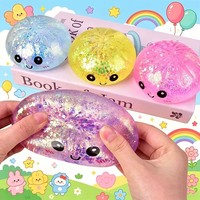 Jouet anti-stress Baozi à presser avec cuiseur vapeur, en TPR, couleur et logo personnalisables, unisexe