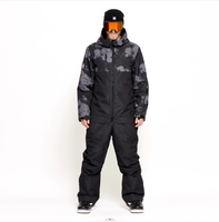 Mameluco de nieve impermeable Trajes de snowboard de una pieza Trajes de nieve Monos generales Ropa de esquí para ropa de esquí