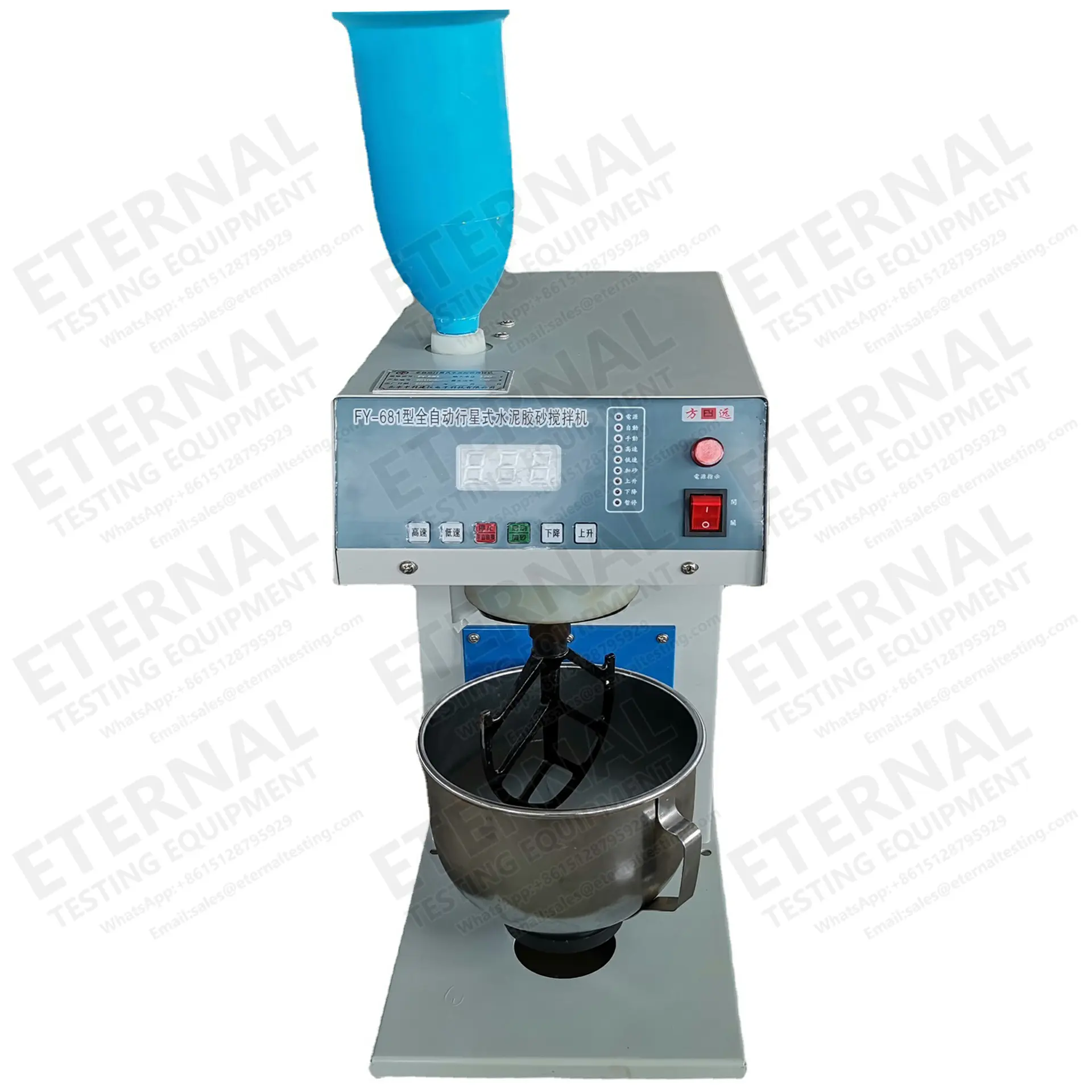 Mixer Mortar otomatis/laboratorium Mixer Mortar semen