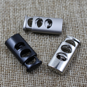 Manufacturer Custom Zinc Alloy Metal Adjustable Metal Spring Cord Lock <strong>Stopper</strong> for Clothing - Product Image 6