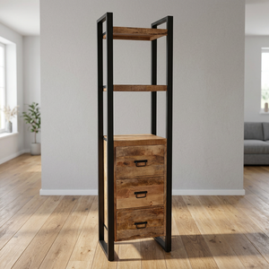 Handmade <b>Bookcase</b> Crafted from Sustainable <b>Solid</b> <b>Wood</b> for Home Office Libraries Living Room Styling and Bulk Distribution - Product Image 2