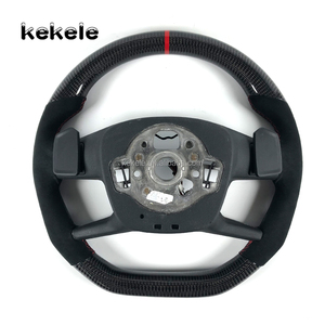 Volante Deportivo Mejorado de Cuero y Fibra de Carbono para <span class=keywords><strong>Audi</strong></span> A8, Accesorios Interiores para Automóvil 2018 2019 2020 2021 <span class=keywords><strong>2022</strong></span> 2023 2024 - Product Image 6