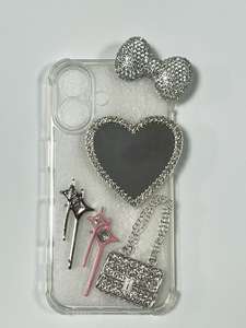 散装供应金属钻石明星轻垃圾手机壳Ipadcase装饰魅力双星设计师Logo Diy发夹工艺品 - Product Image 3