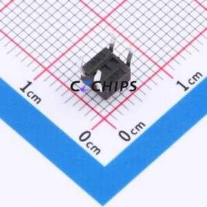 TC110916043 Tactile Switch Through hole Component (THT)-4P,4.5x4.5mm Switch Single Pole Single Throw Round Button 1.6N 4.3mm - Product Image 2