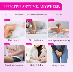 Prof.Ding vente en gros OEM anti-démangeaisons produits de lavage pour l'hygiène féminine contrôle des odeurs acide borique à base de plantes mousse de Yoni lavage antibactérien - Product Image 6