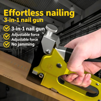 Pistola de Clavos Manual Industrial OEM CMDQ01 de 155 mm para Carpintería, Muebles y Trabajos en Madera