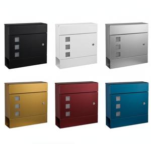 Buzón exterior montado en la pared Buzón <span class=keywords><strong>de</strong></span> apartamento con cerradura para uso <span class=keywords><strong>de</strong></span> oficina para buzón <span class=keywords><strong>de</strong></span> correo y envío <span class=keywords><strong>de</strong></span> <span class=keywords><strong>paquetes</strong></span> - Product Image 3