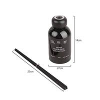 Diffuseur de parfum Witoyou grand format 250 ml, luxe vert et noir, avec bâtonnets et couvercle en bois pour la décoration intérieure