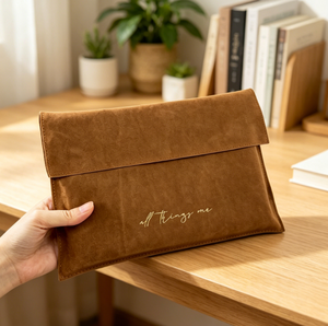 Custom Printed Logo Modern Velvet <b>Envelope</b> Suede Dust Handbag Pouch Portable Microfiber Jewelry <b>Gift</b> Packaging Bag 8*8cm - Product Image 3