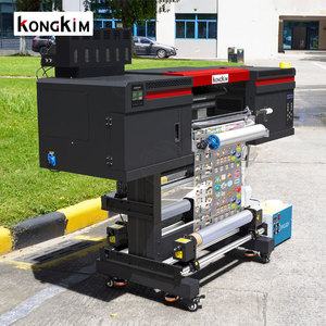 Kongkim 2023 Nouvelle imprimante Uv Dtf 60cm Machine d'impression et de laminage tout-en-un avec 3 têtes d'impression I3200 - Product Image 5