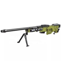 Modèle de Fusil de Sniper AWM Arme de Guerre Mondiale avec Kit de Briques de Tir, Ensemble Pistolet Jouets Blocs de Construction pour Enfants