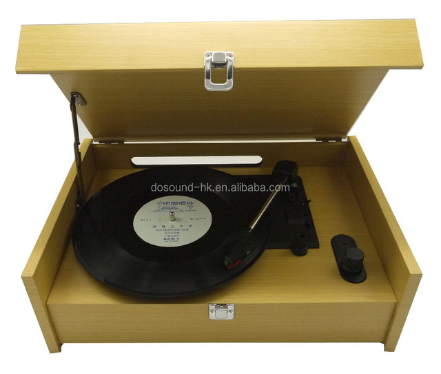 Fashion Design Custom High Quality Modern Portable Gramophone Player with HIFI Stereo Sound CE Certified