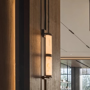 Minimalist Wall Lamp Led <b>Light</b> Strip E27 Bulb Base Switch Control For Living Room Hotel <b>Corridor</b> Villa Club Banquet Hall - Product Image 2