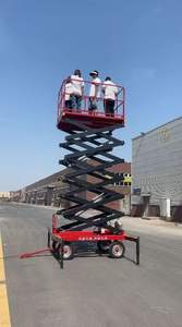 8m 10m 12m 1 <span class=keywords><strong>Ton</strong></span> <span class=keywords><strong>2</strong></span> <span class=keywords><strong>Ton</strong></span> gunting kerja tim udara angkat pria kapasitas besar Platform angkat 6m pengangkat gunting hidrolik seluler elektrik - Product Image 2