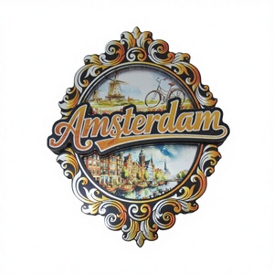 Imanes Personalizados de Recuerdo con Diseño de <span class=keywords><strong>Amsterdam</strong></span>, Impresión en Lámina de 3 Capas - Product Image 2