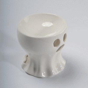 Bruciatore di Incenso in Ceramica a Forma di Scheletro Fantasma di Halloween, Diffusore Aromatico per Incenso, Rosa, Caramella, Menta - Product Image 4