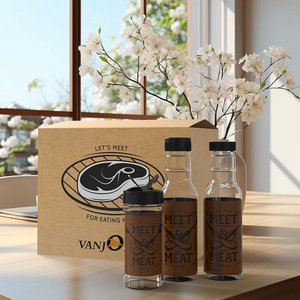 Bouteille d'épice ronde <span class=keywords><strong>en</strong></span> plastique de 130mm avec boîte <span class=keywords><strong>en</strong></span> papier de carton Bouteille <span class=keywords><strong>en</strong></span> plastique de <span class=keywords><strong>sauce</strong></span> de soja de 30ml - Product Image 5