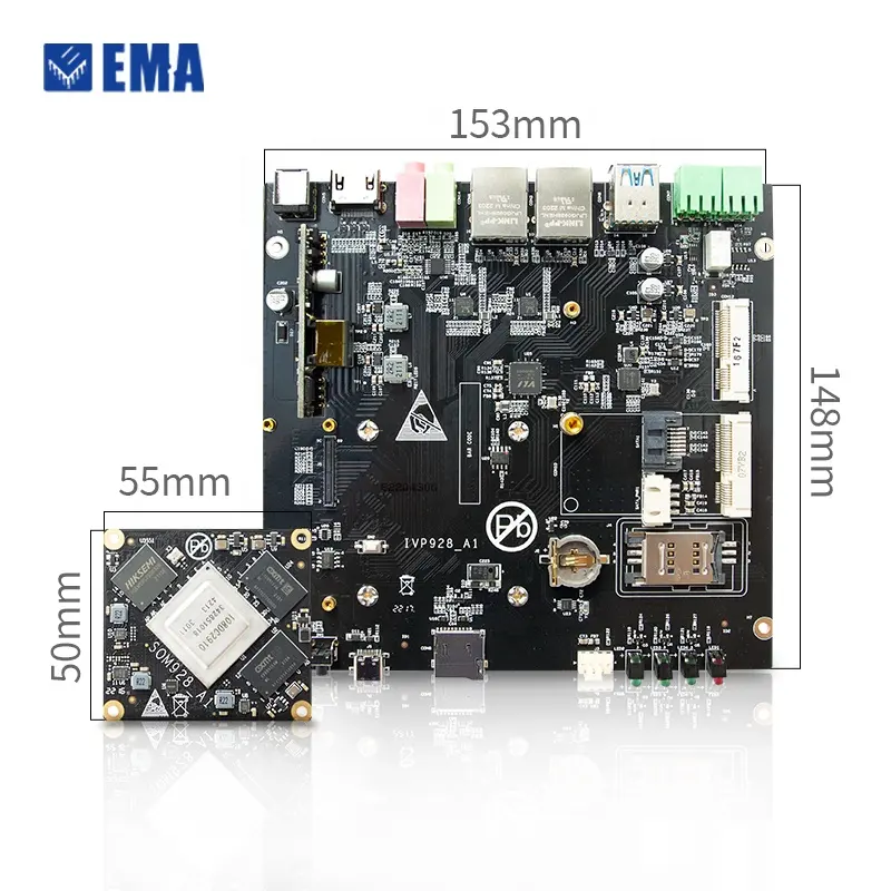 EMA 2,5 T Computing Power Procesador A55 de cuatro núcleos Estabilización de imagen digital de 6 ejes Placa DE DESARROLLO central HiSilicon SS928