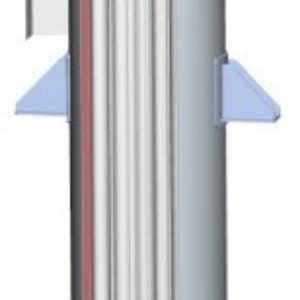 แผ่นกรองอากาศทรงกระบอกแบบเผาผนึกสแตนเลส Mott - Product Image 2