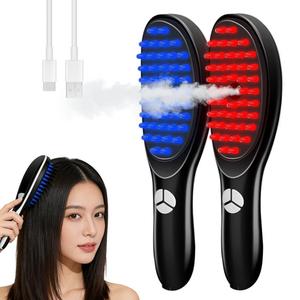0728 2026 <b>Red</b> Blue <b>Light</b> Comb Abs Material Multi Functional Head 400mah Rechargeable Scalp - Product Image 4