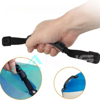 Maniglia in PVC da 1 pollice x 11 pollici con corda per kayak, gommone, impugnatura morbida antiscivolo, cinghia di trazione, accessorio per borsa portautensili