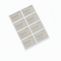 Étiquettes autocollantes en papier spécial à coins arrondis imprimées sur mesure pour l'emballage des produits, fournisseur en gros
