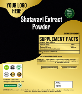 Prix de gros poudre d'extrait de Shatavari biologique Asparagus de culture sauvage Racemosus soutient l'équilibre hormonal féminin privé - Product Image 2