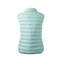 Gilet matelassé léger sans manches à col montant pour femme, avec fermeture éclair, idéal pour le sport et les activités de plein air – Vente en gros