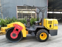Compacteur vibrant à double tambour NSTAR NS3500 Changchai de haute qualité, mini-rouleau à asphalte de 3 tonnes avec pompe/moteur Eaton à faible consommation