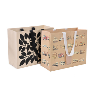 OEM Custom Logo Kraft Shopping Bag with Handle & Japanese Style Bottom Eco-Friendly Paper Packaging for Shoes & Clothing Bulk - Product Image 1