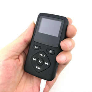 Factory Rechargeable Mini DAB FM Portable Radio 88 108MHz Pocket Size Digital Radio 128x64 LCD Display With Earphone Jack - Product Image 1