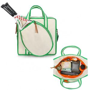 Échantillon gratuit, sac de sport à bandoulière personnalisé avec logo BSCI, sac de pickleball imperméable, sac de tennis, sac de raquette. - Product Image 6