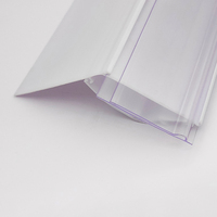 Porte-étiquettes de prix en PVC transparent Huasso, installation facile, pour supermarché, signalétique alimentaire, modèle YX-16+YX-72