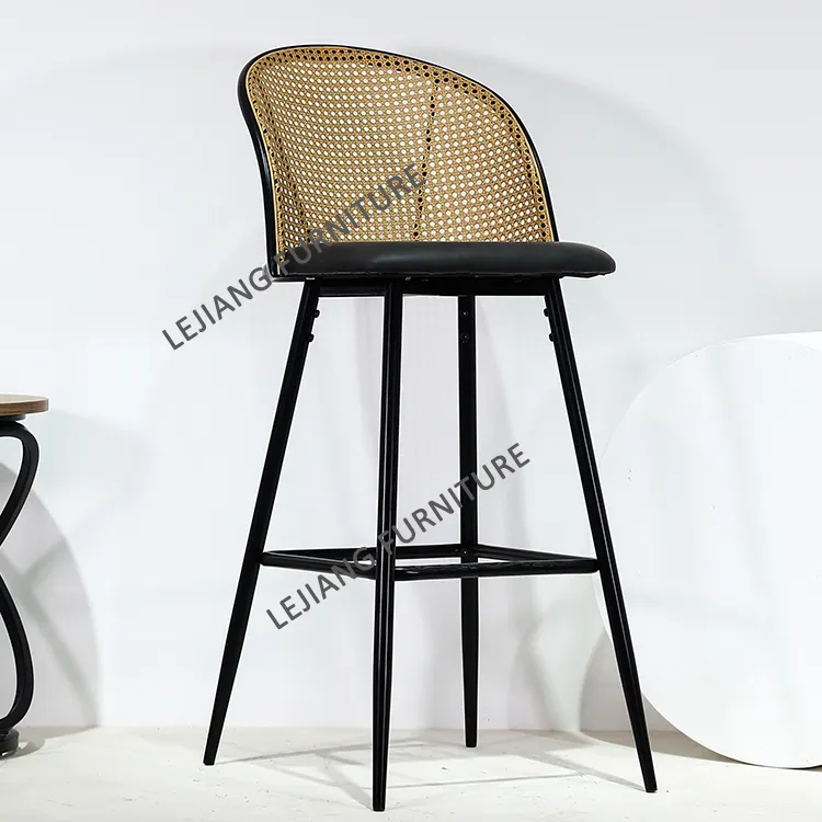무료 샘플 바 가구 등나무 높은 barstools 주방 현대 tabouret 드 stools 바 의자 카운터 바 의자 부엌
