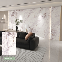 Paneles de Pared de PVC SPC con Efecto Mármol 3D, Resistentes al Fuego y al Agua, de 4 mm, 4.5 mm y 5 mm, con Protección UV, para Baños y Restaurantes, en Oferta