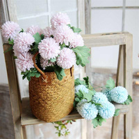 Bouquet de fleurs artificielles de pissenlits, 10 pièces, fausses herbes, pour l'intérieur et l'extérieur