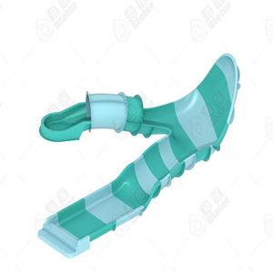 <span class=keywords><strong>Toboggan</strong></span> aquatique en fibre de verre et acier pour l'extérieur et l'intérieur, idéal pour les familles, les pentes, les parcs aquatiques, les piscines et les aires de jeux à usage domestique - Product Image 3