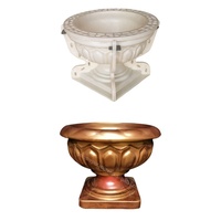 Vente chaude ABS Plastique Préfabriqué Jardinières Rond Béton Grand Pot De Fleur Moules pour Ciment Pot Bonsaï Pot Faire