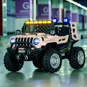 سيارة كهربائية كبيرة قابلة للشحن للطرق الوعرة، بلاستيكية، سباق UTV، لعبة ركوب كهربائية للأطفال الأولاد والبنات - Product Image 6