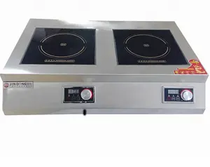 JD-D88 Double Wok Induction Cooktop Stove Range 2 Head Induction Cooker Range