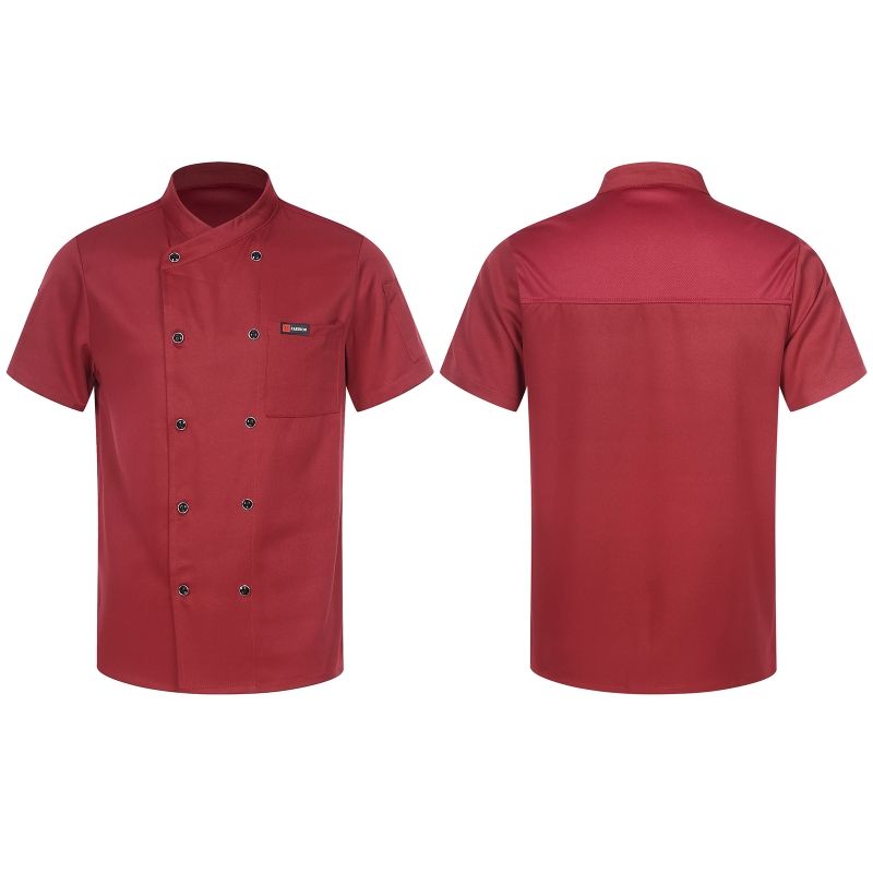 Burgundy Short Sleeve